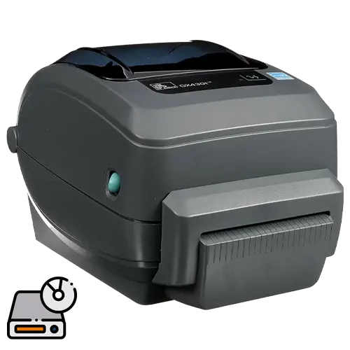 لیبل پرینتر Zebra مدل GX430T با کاتر