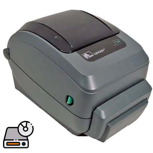 لیبل پرینتر zebra مدل GX420T با کاتر