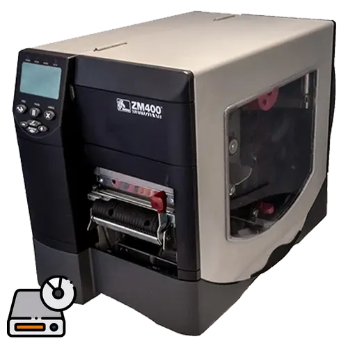 لیبل پرینتر صنعتی Zebra مدل ZM400